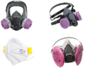 Masks, respirators & accessories 