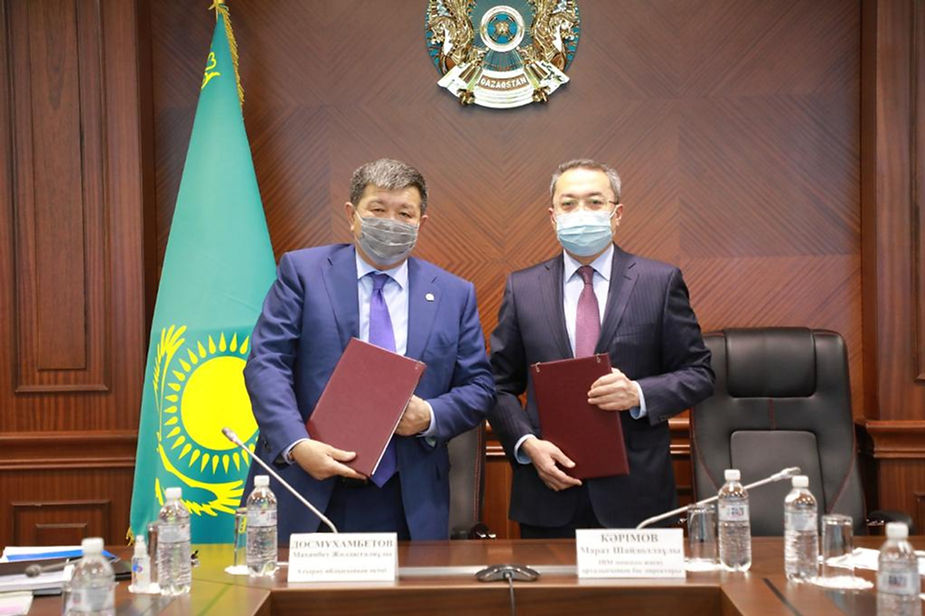 IMB Center and Atyrau Oblast Akimat signed Memorandum of Cooperation.