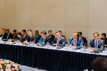 IMB Center participated in the Roundtable of the Kazakh-French Business Forum, an event held within the framework of the State visit by President Emmanuel Macron of the French Republic to the Republic of Kazakhstan